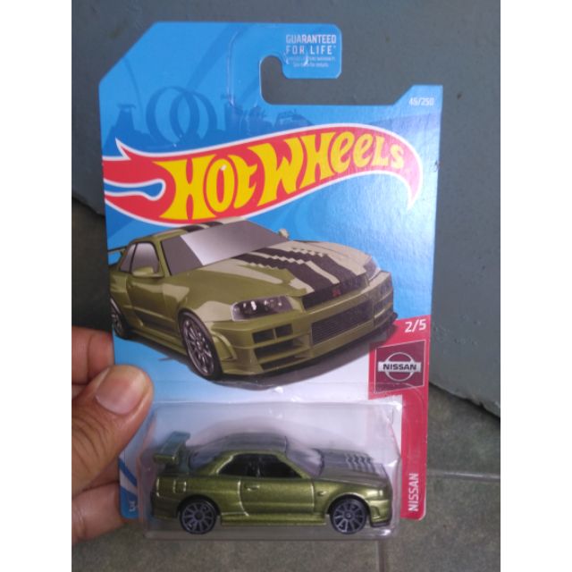 Xe Hotwheels Nissan Skyline GTR R34