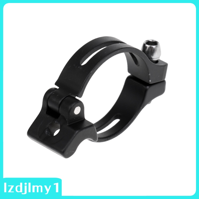 Speedy World Alloy Bike Front Derailleur Clamp Mech Mount Braze-on Adapter 31.8mm Black