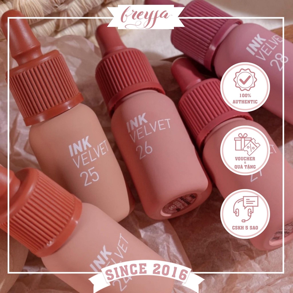 Son Kem PERIPERA INK VELVET TINT Nâng Tone Da Nhẹ Nhàng