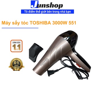 Máy sấy tóc TOSHIBA 3000W 551, máy sấy 2 chiều 3 chế độ nhiệt , máy sấy tóc công suất lớn