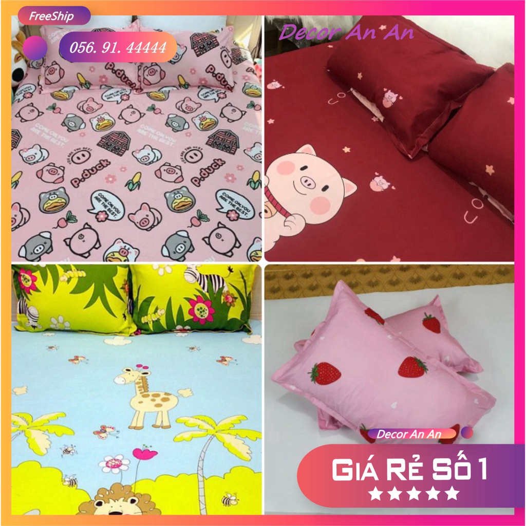 Vỏ gối nằm cotton poly_vỏ gối đẹp,dễ thương_hàng không kèm ruột_ kích thước 45x65(SẢN PHẨM GỒM 1 CHẾC) | BigBuy360 - bigbuy360.vn