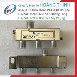 Bộ Chia 3 Xanh Pacific Dùng Cho Truyền Hình Cáp