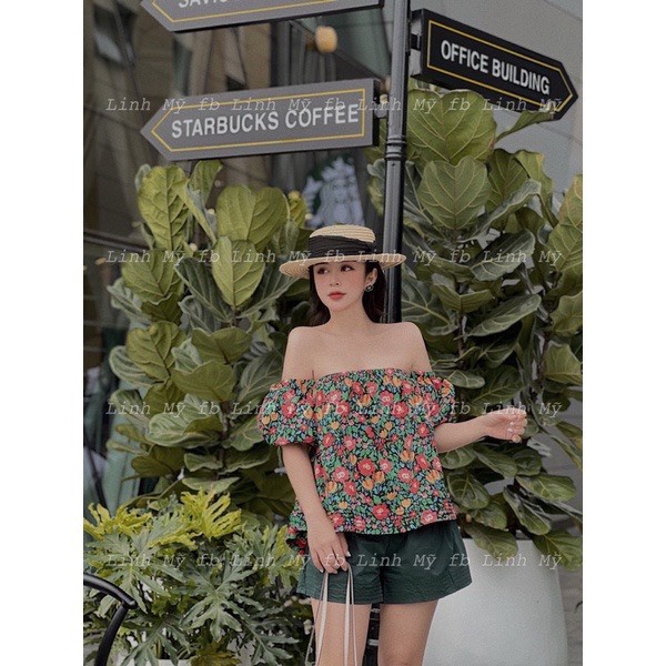 [HÀNG HÓT, MẾN TẶNG QUÀ XINH] ÁO KIỂU NỮ, ÁO HOA TRỄ VAI TAY BỒNG MIX CHÂN VÁY, SOOC ĐỀU SIÊU XINH TEENS FASHION