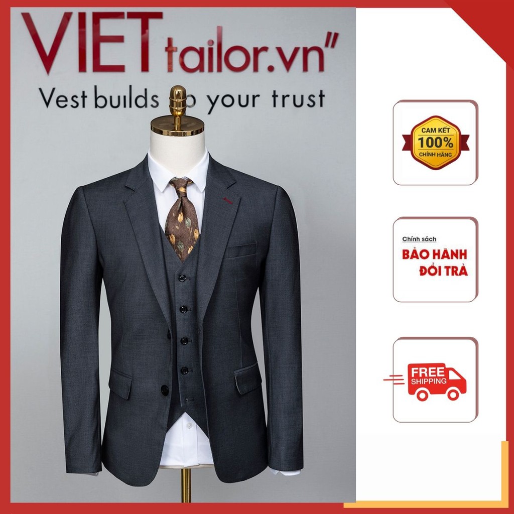 Bộ Vest Xám Trơn Cao Cấp TT218