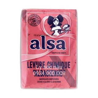 BỘT NỞ ALSA (Bột nổi baking powder Alsa) 11g/gói - Ly Sóc Nâu