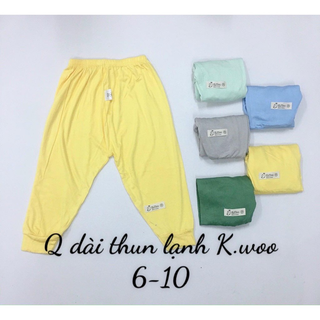 Quần bé trai/gái K.WOO (Sz 2-7 tuổi vải thun lạnh)