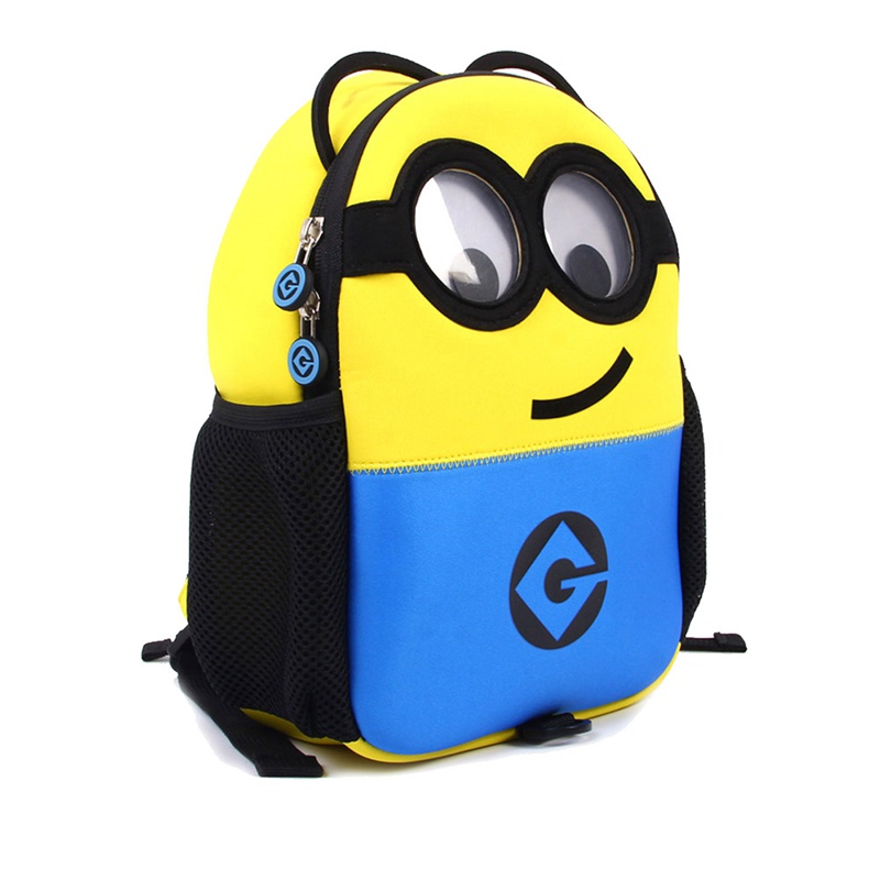 Ba Lô Đi Học Chống Thất Lạc Hình Minions Dễ Thương Xinh Xắn Cho Bé