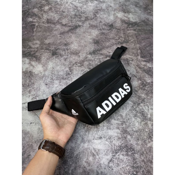 Túi bao tử adidas da đen/3-STRIPES WAIST BAG BLACK