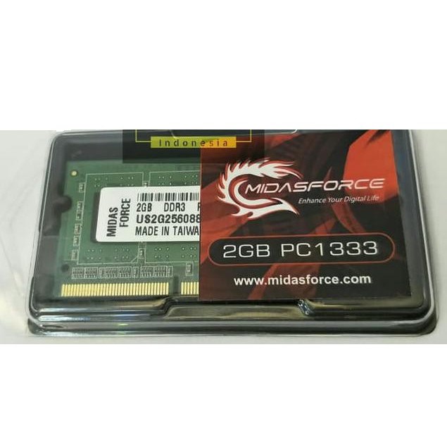 Laptop Notebook Sodimm Ddr3 2gb Midasforce Ram