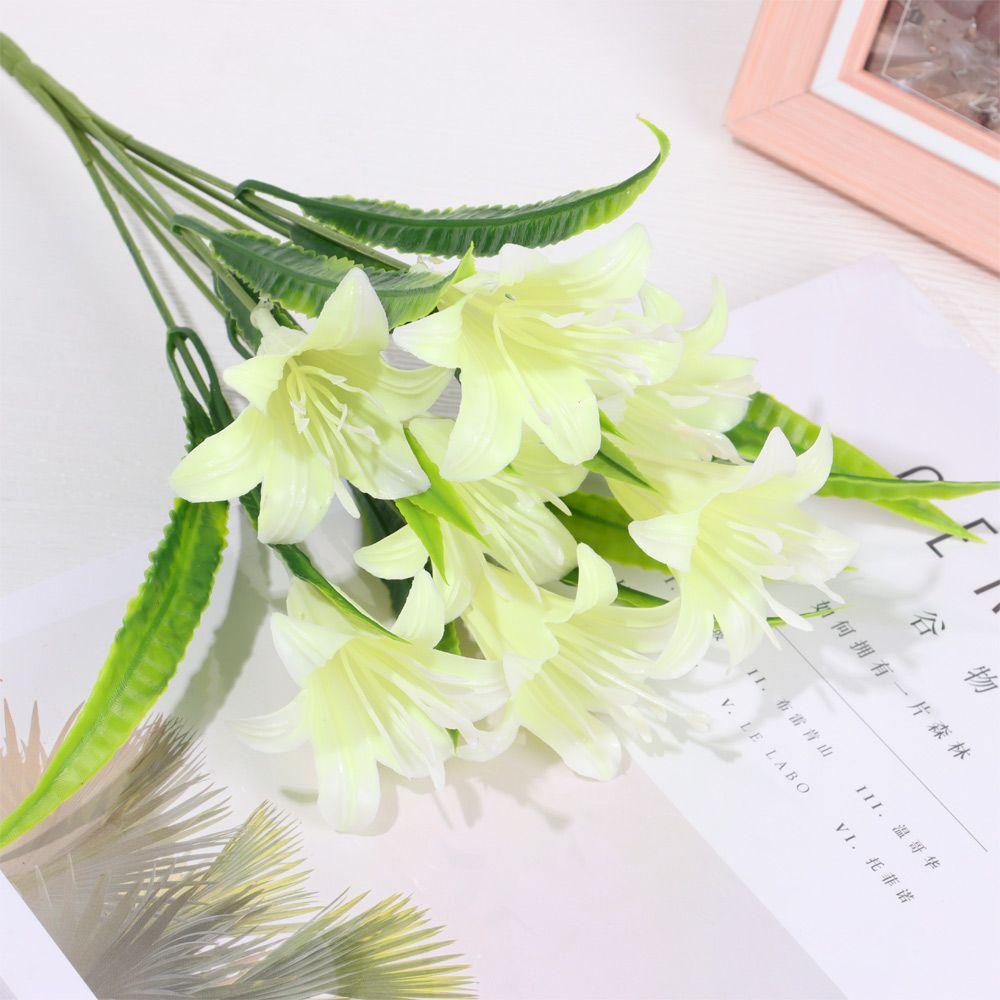 FAY Bó Hoa Tử Đinh Hương 7 Lá Ba Tư 33cm Trang Trí Tiệc Cưới