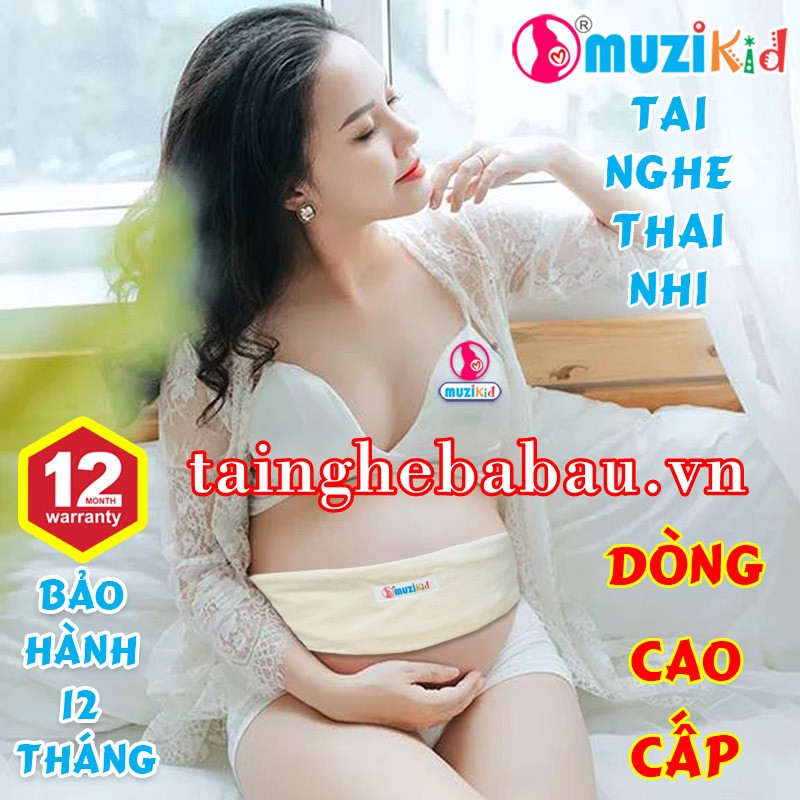 TAI NGHE BÀ BẦU CAO CẤP MUZIKID MÀU DA - HÀNG CHÍNH HÃNG - BẢO HÀNH 01 NĂM