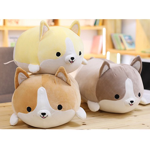 Gấu Bông Chó Corgi Mini Dễ Thương Cute 35cm - 50cm