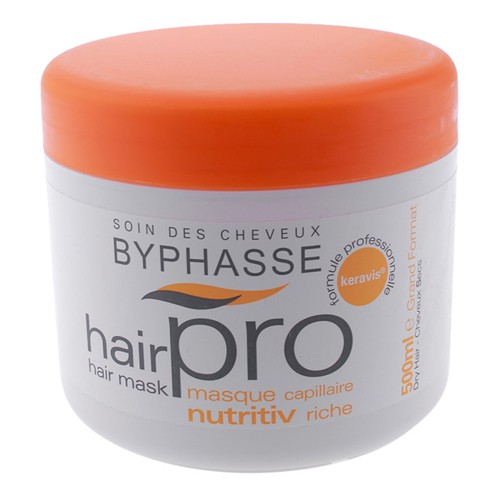 Mặt nạ hấp ủ tóc chuyên dùng cho tóc khô Byphasse Hair Mask Nutritiv riche 500ml