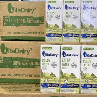 Thùng sữa non tươi Vitadairy 180ml 24 hộp