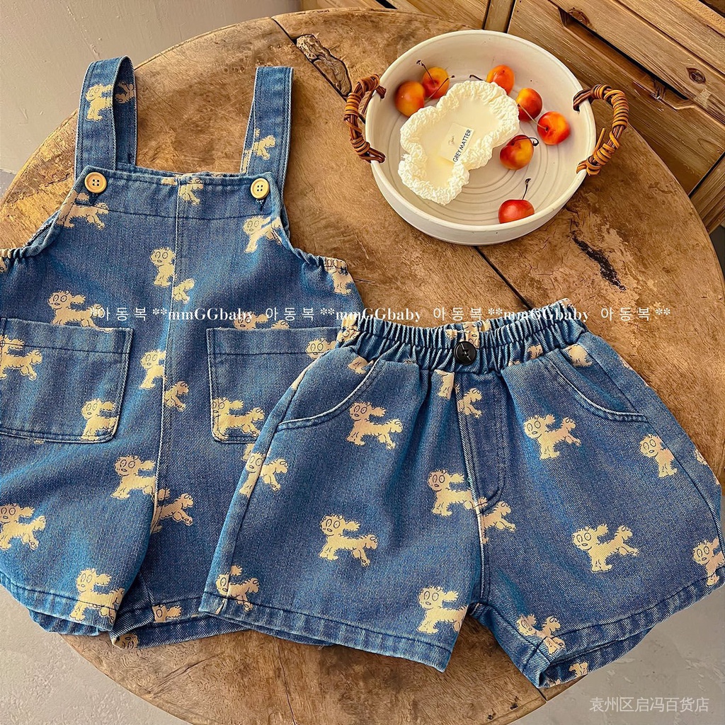 Quần Yếm Denim Mỏng Thời Trang Mùa Hè Dành Cho Bé