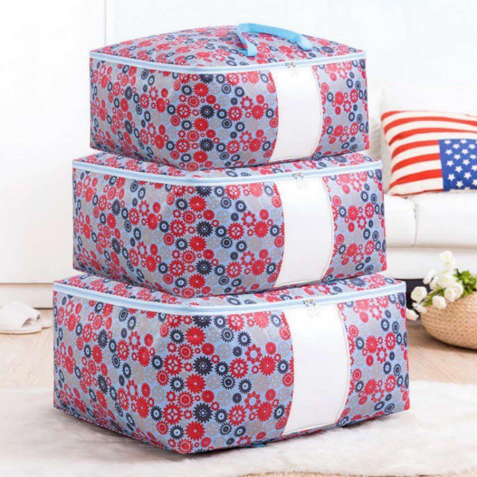 Set 3 túi 3 kích thước đựng chăn, màn, quần áo
