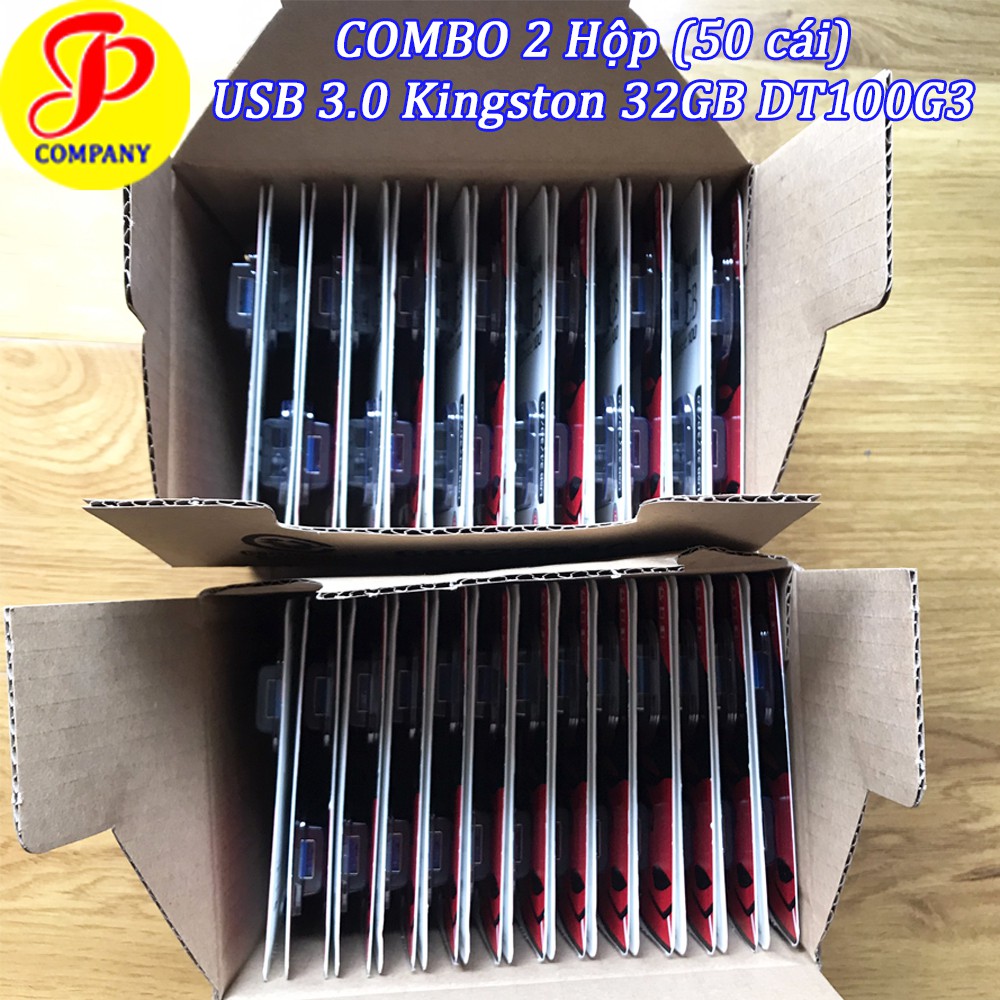 COMBO 2 Hộp USB Kingston DT100G3 32GB 3.0/3.1 - Chính hãng