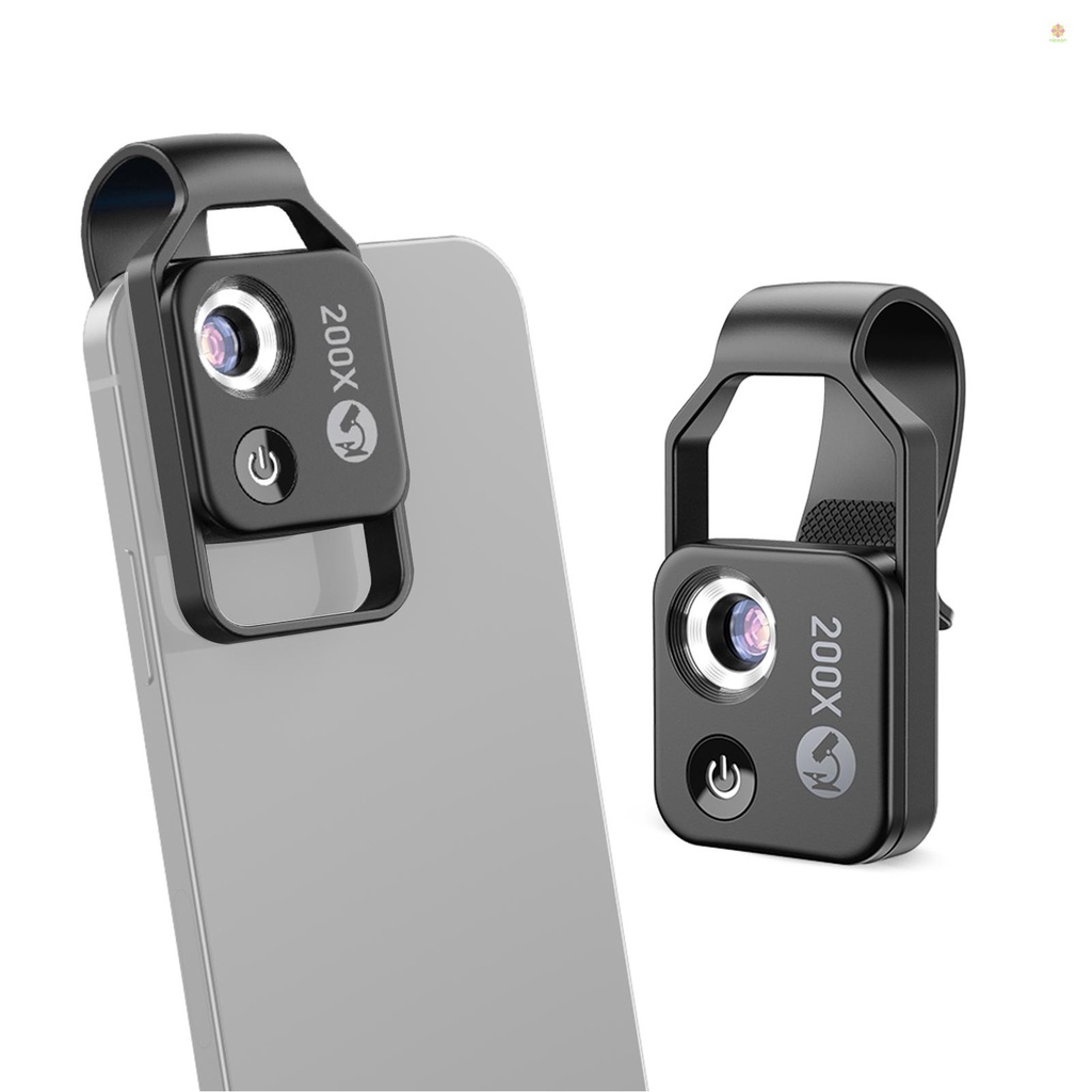 Kính Hiển Vi Kẹp Điện Thoại / Quan Sát Da / Côn Trùng Chuyên Nghiệp APEXEL MS002 200X