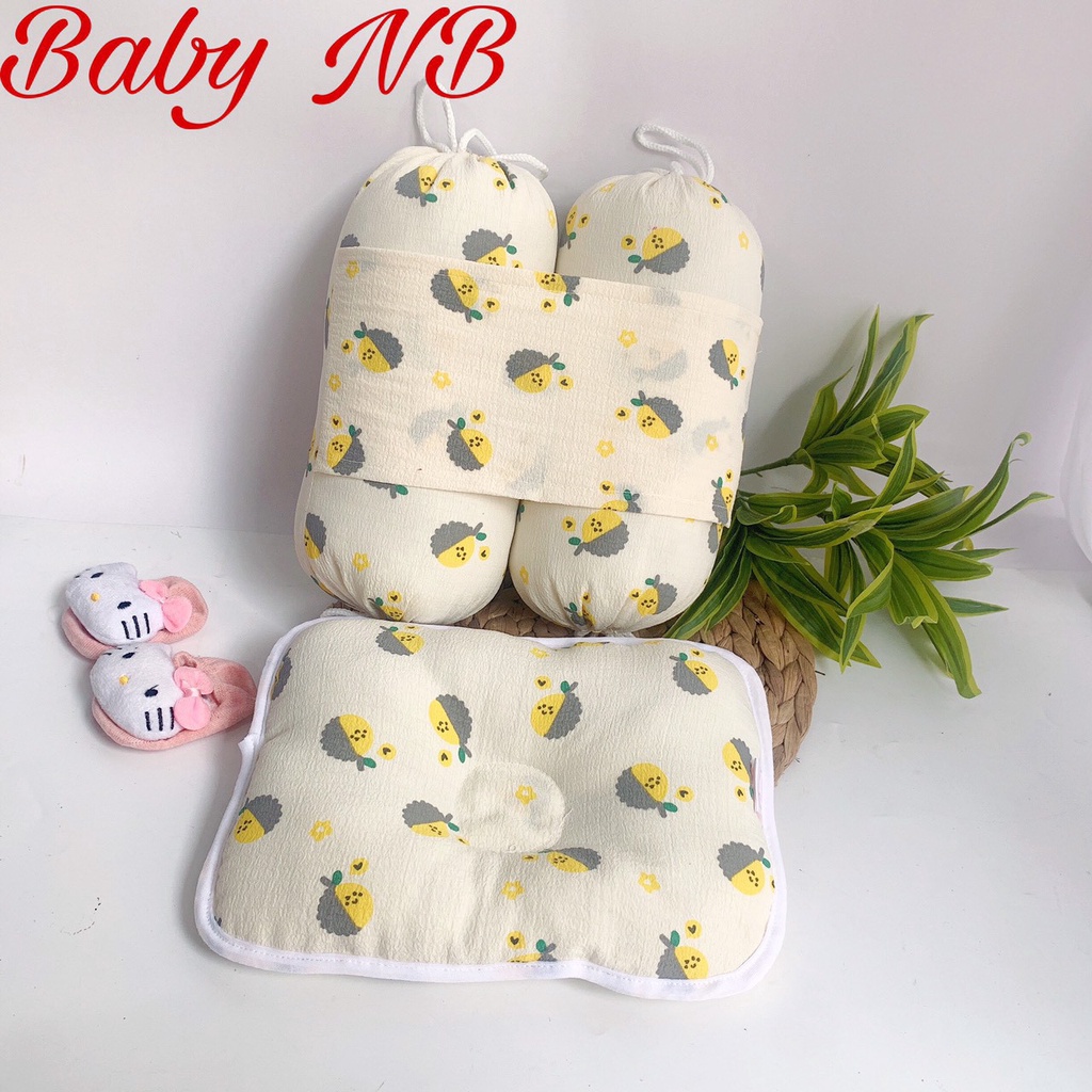 Bộ gối chặn họa tiết nhiều màu cho bé yêu Acute baby