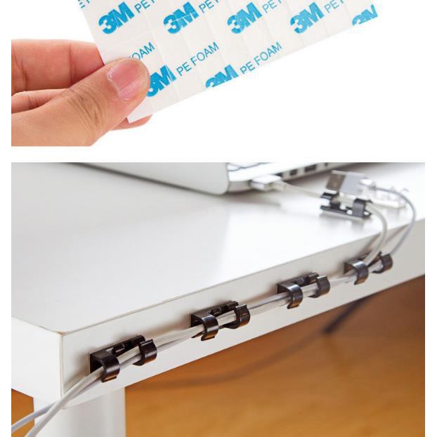 Bộ 20 dụng cụ kẹp giữ dây điện gọn gàng