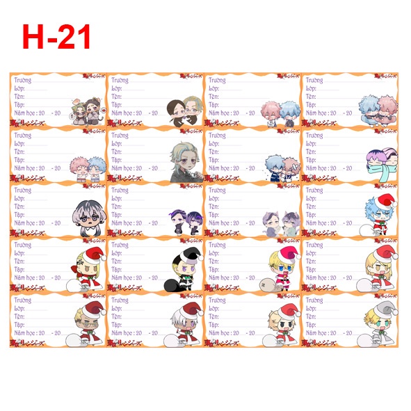 Nhãn vở Rindou Haitani Sanzu Tokyo Revengers Nhãn Tập Haitani Tokyo Revengers