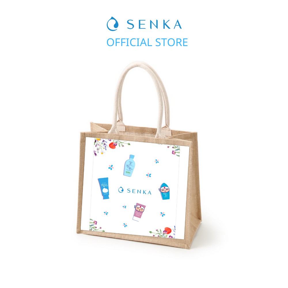 [HB Gift] Túi cói họa tiết thời trang Senka