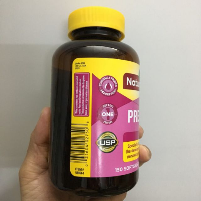 Vitamin tổng hợp Prenatal Multi + DHA cho mẹ 150 viên