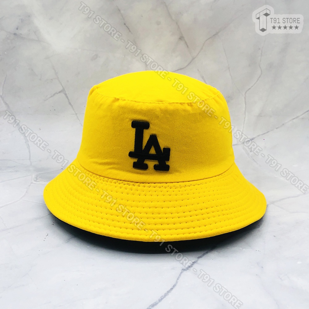 Nón bucket LA hai mặt Unisex dùng được cho cả nam và nữ - Mũ tròn vành hottrend năm nay thích hợp đi biển, đi chơi