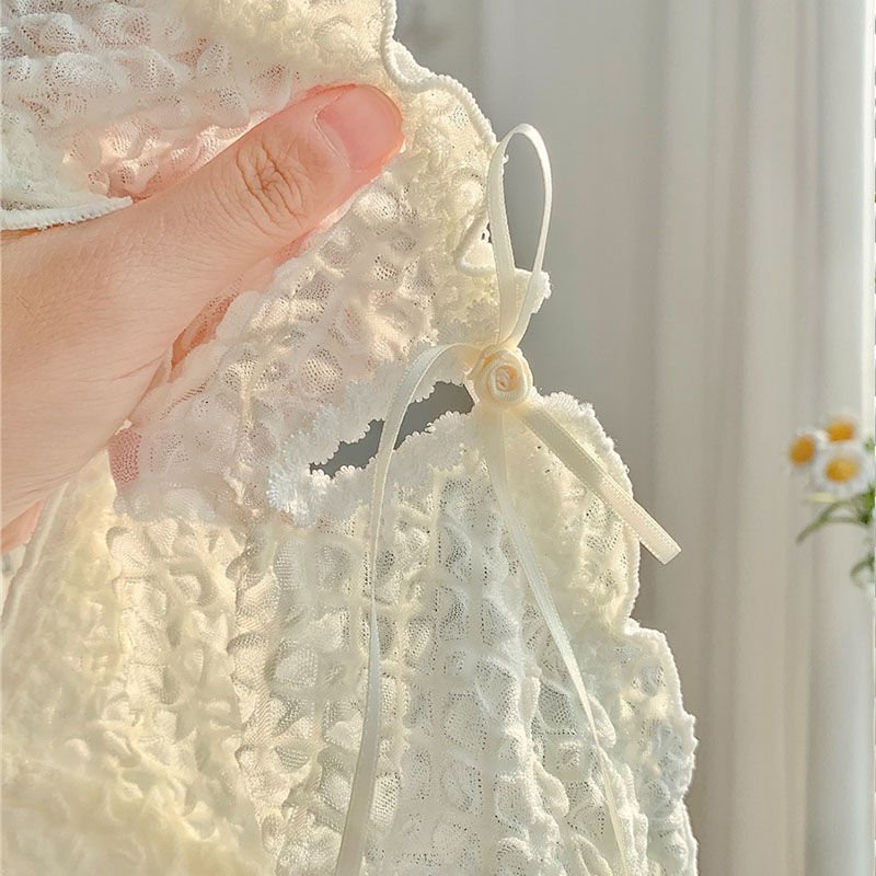 Quần lót nữ cạp vừa - Quần lót ren mỏng, phong cách nhật dễ thương thoải mái VALICA L2832