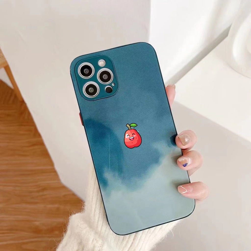 Ốp lưng iphone Kính Loang cạnh vuông BVC 6/6plus/6s/6splus/7/7plus/8/8plus/x/xr/xs/11/12/pro/max/plus/promax- Dino case