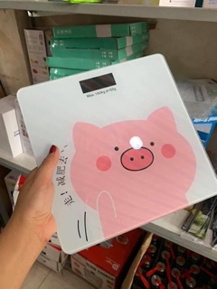 Cân điện tử heo hồng