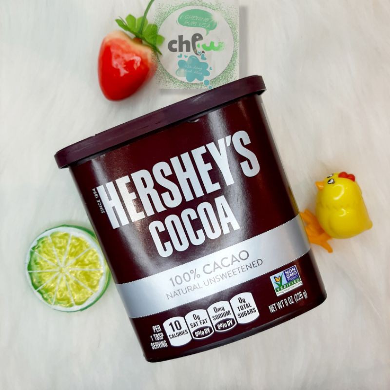 Bột Sôcôla Hershey’s nguyên chất 100% Cacao 226g