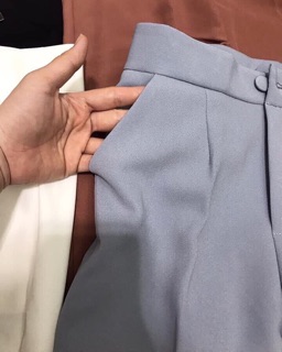Quần baggy tây nút bọc BSK