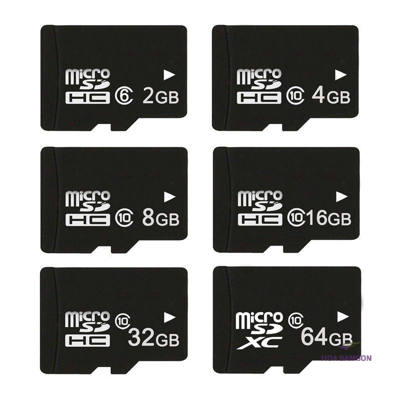 Thẻ nhớ Micro SD 32G/64G/16G/8G/4G/ - tốc độ cao chuyện dụng cho Camera, Smartphone, loa đài