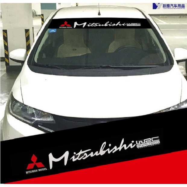 Tem dán kính lái ô tô Mitsubishi