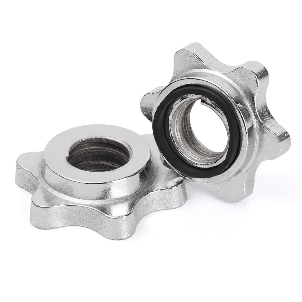 Khoá xoay kẹp thanh tạ đòn mạ Crome bằng thép dành cho tập thể hình