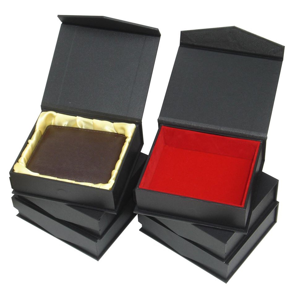 Hộp đựng ví nam - Hộp đựng bóp nam - Hộp hít nam châm đen