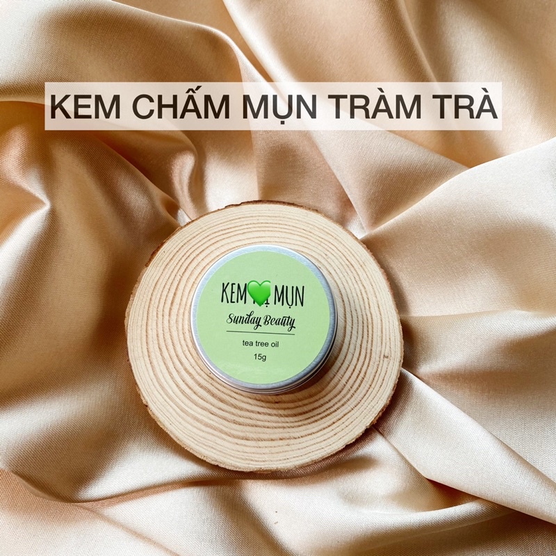 Kem chấm mụn tràm trà handmade