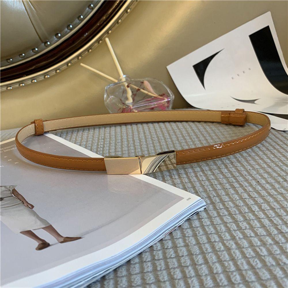 Thắt Lưng Da PU Nhiều Màu Sắc Phong Cách Cổ Điển Thời Trang Cho Nữ