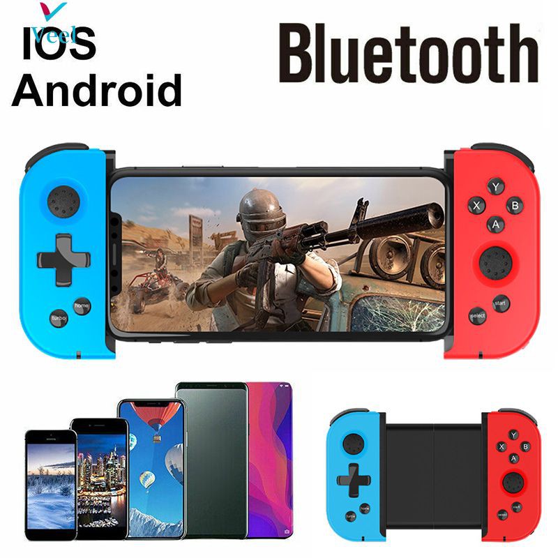 【Ready Stock】 New Arrival Wireless Telescopic Bluetooth Game Controller Wireless Gamepad Joystick For Android IOS Phone With USB Cable 【Veel】