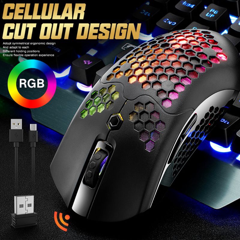 Chuột Gaming X2 12000dpi 7 Nút Bấm, Tích Hợp Đèn Led Rgb