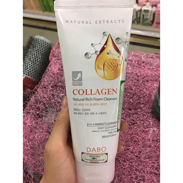 SỮA RỬA MẶT DABO COLLAGEN CAO CẤP 3IN1