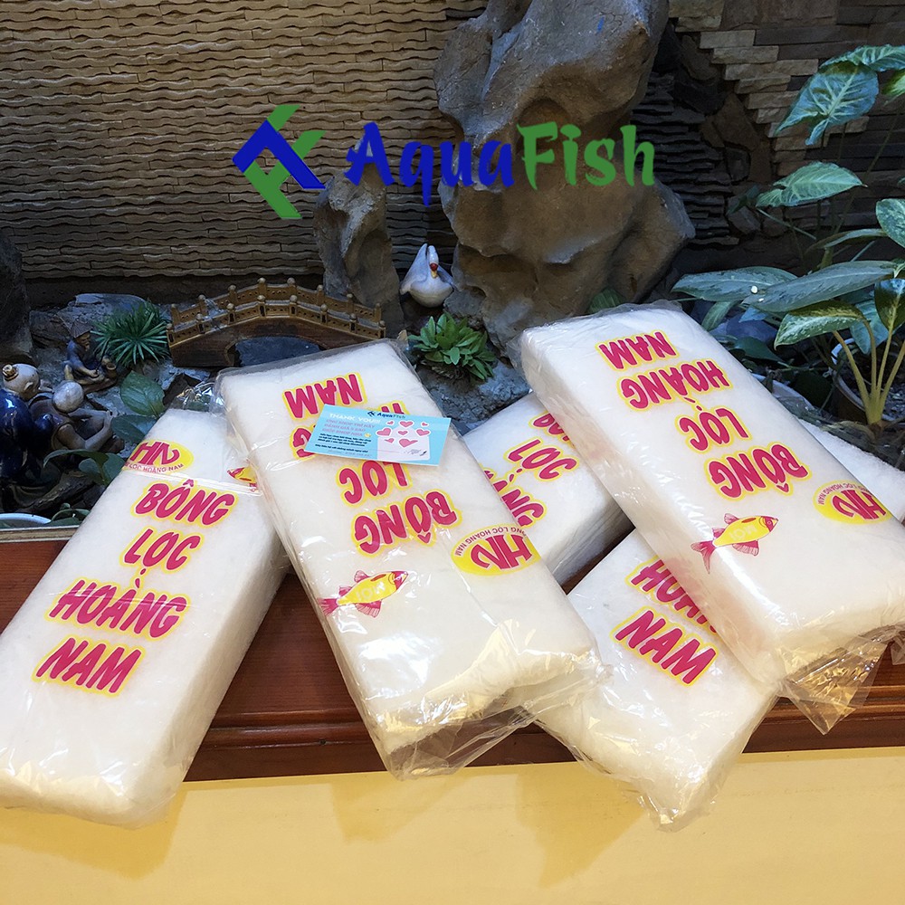 Combo 5 tấm bông lọc trắng bể cá