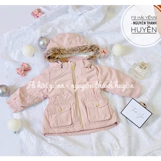 áo parka hồng hm 6/9