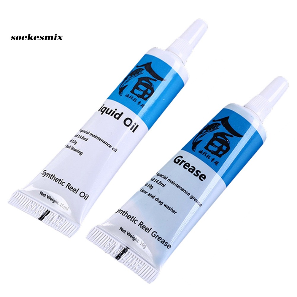 Hộp Dầu Bôi Trơn 15g + 10g Dây Câu Cá Chuyên Dụng