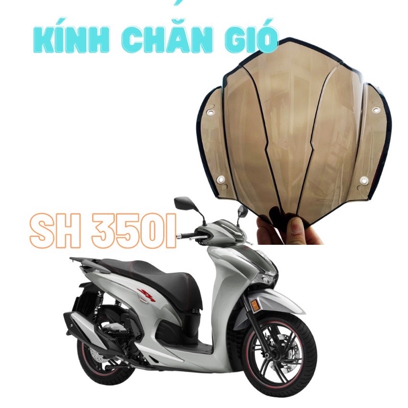 Mão Chắn Gió SH350i 2021-&gt;2023 Đen Khói
