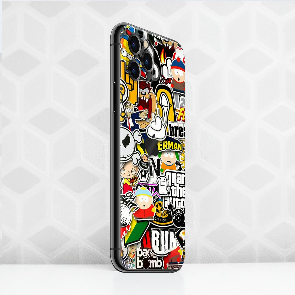 Miếng Dán Skin Điện Thoại In Hình Sticker Cho Iphone 6/ 7/ 8/ X/ XS/ 11/ 11 Pro Max Và Các Dòng Máy Android