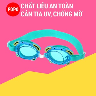 Kính bơi cho bé, kính bơi trẻ em dưới 12 tuổi, mắt kiếng bơi cản tia UV hạn chế sương mờ