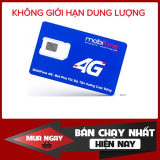 [MAX BĂNG THÔNG]SIM 4G MOBIFONE TRỌN GÓI 1 NĂM KHÔNG GIỚI HẠN TỐC ĐỘ CAO