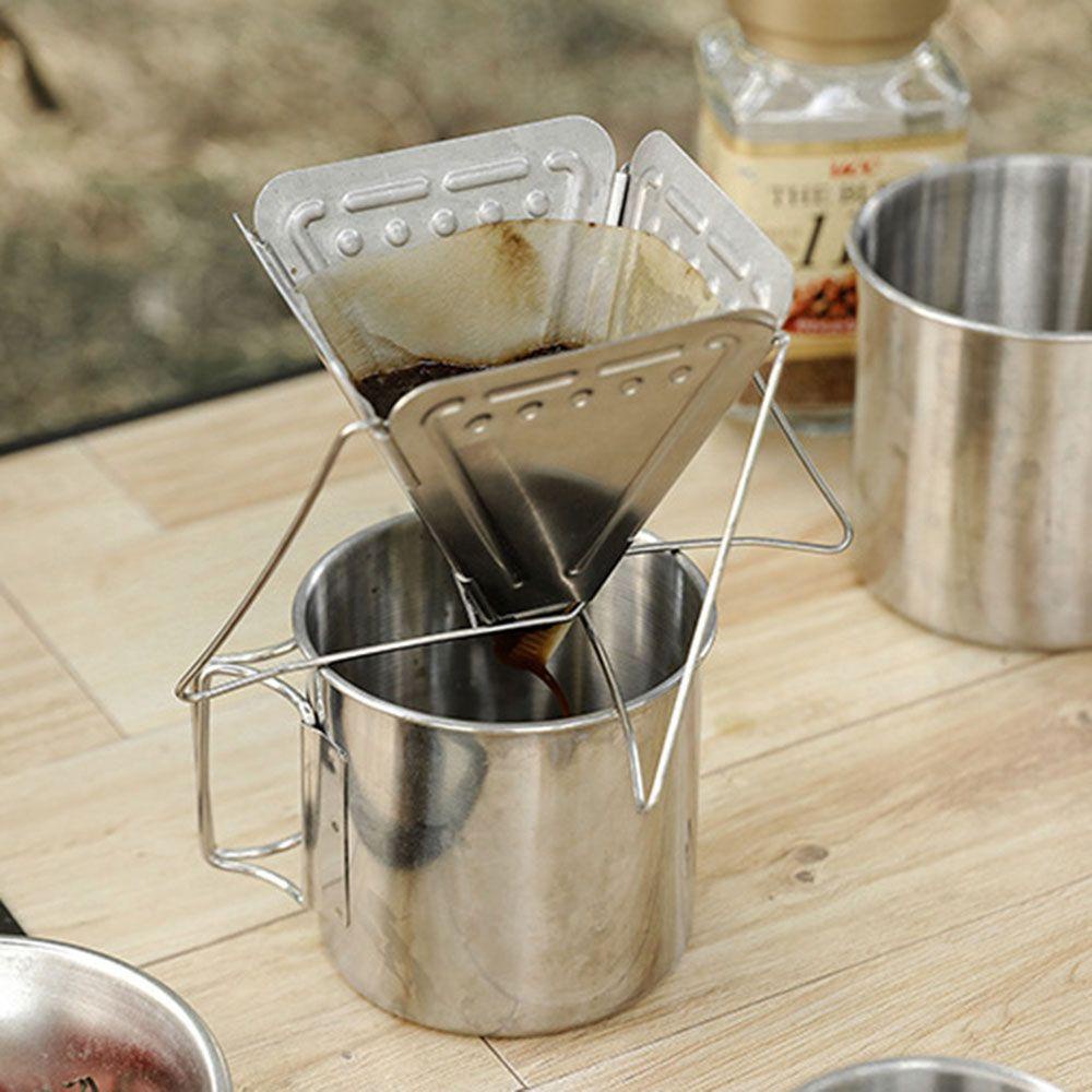Phễu Lọc Cà Phê Hình Nón Đứng Nhỏ Giọt Có Thể Tái Sử Dụng Cho Hoạt Động Ngoài Trời